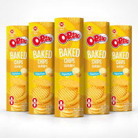 Yan Jin Pu Zi O Potao gebakken aardappelchips originele smaak snack 62 g * 5
