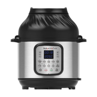 Instant Pot Duo Crisp 5,7 L 11 in 1 Multicooker met Airfryer   Snel onder druk koken, Slow cooking, Sauteren, Stomen, Sous vide, Warmhouden, Snel frituren, Braden, Bakken, Roosteren, Drogen