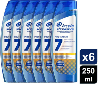 HEAD&SHOULDERS Pro Expert 7 Anti Haaruitval Anti Roos Shampoo Met Cafeïne 6 x 250 ml (6 Pack)