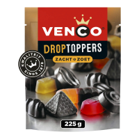Venco Droptoppers Zacht & Zoet   225 g