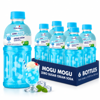Mogu Mogu zero suiker cream soda smaak 320 ml * 6