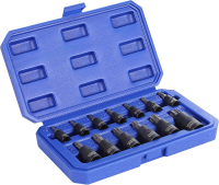 WORKPRO 13 delige korte perscylinder set (nieuwe kunststof doos)