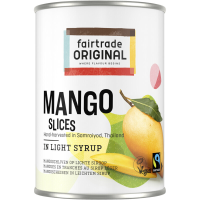 Fairtrade mangoschijven in lichte siroop   425 g