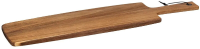 Secret de Gourmet acaciahouten serveerplank   18 x 70 cm, bruin