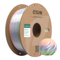 ESUN Regenboog Zijde PLA 3D Filamenten 1,75 mm   HuaGuo Mountain 1 kg, Zijde Textuur, Regenboogkleur, Hoge Snelheid Printen 3D Materiaal voor de Meeste Printers