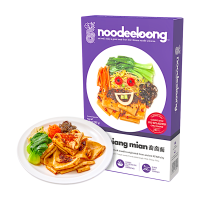 NOODEELOONG klassieke Biang Biang noedels met Xi'an smaak van met olie overgoten chili 217 g