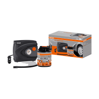 OSRAM TYREseal KIT ESSENTIAL, 450 ml bandenlak en premium analoge bandenpomp, TPMS veilig, met opbergkoffer