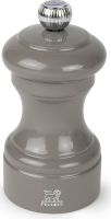 Peugeot Bistro zoutmolen   10 cm, taupe grijs geschilderd hout