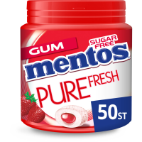 Mentos Pure Fresh Aardbei   100 g