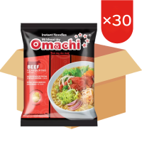 Omachi   instant noedels met rundvleessmaak 30 x 79 g (Doos)