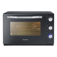 Severin TO 2073   heteluchtfriteuse   18 l 2000 W timer zwart