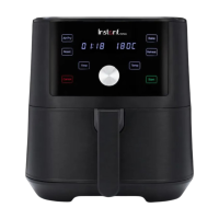 Instant Pot Vortex Airfryer 4 Liter   Compacte Digitale Hete Lucht Friteuse Zwart