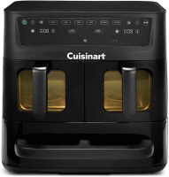 Cuisinart AFT13XBLE Tri Zone airfryer 13,2 L, zwarte afwerking met zichtvenster