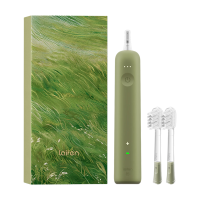 Laifen Wave Special Edition elektrische tandenborstel, oscillerend en vibrerend sonisch, voor volwassenen, met app en 2 opzetborstels (groen)