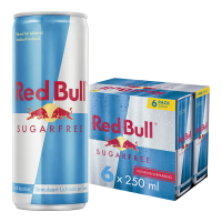 Red Bull Suikervrije Energiedrank   6 x 250 ml