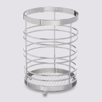 5Five Linnen Bestekhouder   Staal, Diameter 12 cm, Hoogte 17 cm
