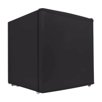 Salora CFB4300BL Mini koelkast   43 liter inhoud   Vrijstaand   Energieklasse F   41 dB geluidsniveau   Zwart
