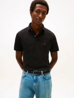 Tommy Hilfiger 1985 normale polo heren XS zwart