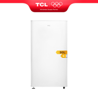TCL kleine koelkast 90 L met zachtvriesvak, compact voor studentenkamer, slaapkamer en kantoor, verstelbare voeten en planken [energieklasse E] RF120DWE0