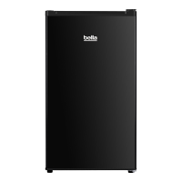 Bella BKK090.1BE – Tafelmodel Koelkast – Energielabel E – 88 liter – Zwart