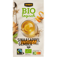 B+ B Gember Sinaasappel Thee 20stuk