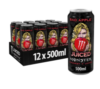 Monster Bad Apple Energy Juice   12 x 500 ml