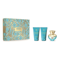 Versace Dylan Turquoise geschenkset eau de toilette 50 ml + lichaams  en douchegel 50 ml + badgel 50 ml