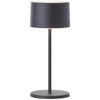Brilliant Led Tafellamp Batterij, 210 Lm Touchdimmer, 3000K, 21 Cm, Metaal, Zwart