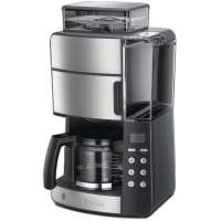 Russell Hobbs Grind & Brew digitaal koffiezetapparaat met glazen kan en geïntegreerde molen