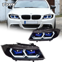 TYPY Set van 2 LED lampen en koplampen voor BMW 3 serie E90 2005 2012 met koplamp met dynamisch signaal auto accessoires en gemodificeerd upgrade design
