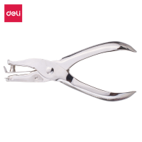 Deli 1 gaats perforator, kantoorartikel, zilver, 1 stuk