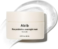 ABIB Rice Probiotics Overnight Mask Barrier Jelly 80 ml, nachtmasker, anti aging tegen rimpels