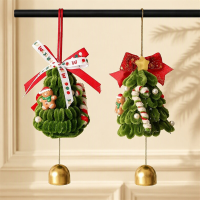 Huacan set van 2 kerstboomklokjes