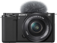 Sony ZV E10 + 16 50 mm zoom zwart