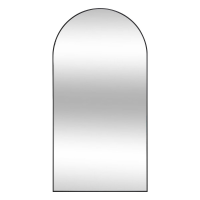 Alice arch wall mirror 177 x 91cm black meta
