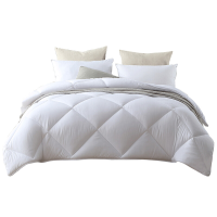 MENDALE dekbed, ademend en zacht, voor alle seizoenen, tweepersoonsdekbed voor zomer, herfst en winter, anti allergeen en wasbaar, 220 x 260 cm