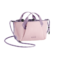 Beneunder LC169, Uitschuifbare Mini Crossbody Tas Schoudertas, Water , Olie  en Vlekbestendig, Duurzaam, Uitschuifbaar van 1,2 L tot 3,6 L, Ultralicht 98 g, Met Binnenvakken, Wasbaar, Roze