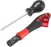 Wiha TorqueVario S Koppel Schroevendraaier   0,1 0,6 Nm, Zwart/Rood