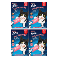 Felix Deli Moments zalm nat kattenvoer 4 x 10 g * 4