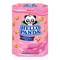 Hello Panda Koekjes met aardbeivulling XL 260 g
