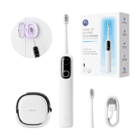 BAIR CARE i7 Elektrische tandenborstel met wandgemonteerd UV C opbergdock, oscillatie met grote hoek, 220 dagen batterijduur, 5 standen & 3 intensiteitsniveaus, IPX8 waterbestendigheid, USB C opladen