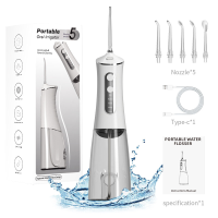 Rushi R A31 elektrische monddouche, 350 ml waterreservoir, 1500 mAh batterij, wit