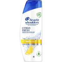 Head & Shoulders Citrus Fresh anti roos shampoo 250 ml. Effectief tegen 3 hoofdhuidproblemen: roos, jeuk gerelateerd aan roos en overtollig talg. Zuivert een vette hoofdhuid & vet haar