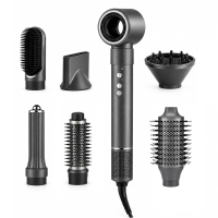 Ochama Hair Styler, haarstylerset met haardroger, 7 hulpstukken, 110.000 Toeren, negatieve‑ion haarverzorging, krultang, stijlkam & ovale borstel