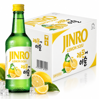 Jinro Chamisul soju   citroensmaak 20 x 350 ml 13%