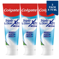 Colgate Tandpasta   Triple Action White 75 ml. (3 Pack)