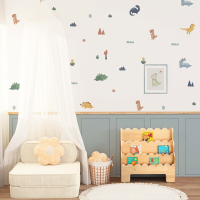 Murgall Kleine dinosauruscollectie wandsticker 180 x 250 cm 1 vel
