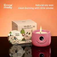 Emma Molly MOMO Boomholte Kaars Cadeaudoos (Waterlelie) 90g (Citroen/Lotus/Ceder)
