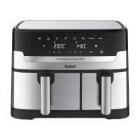 Tefal EY905D Dual Easy Fry and Grill Airfryer   Zwart