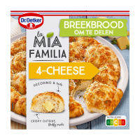 Dr. Oetker La Mia Familia pizza breekbrood 4 kazen   480 g